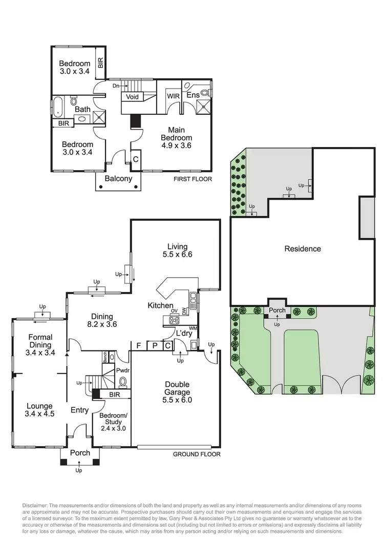 Floorplan of Homely townhouse listing, 284 Tucker Road, Ormond VIC 3204