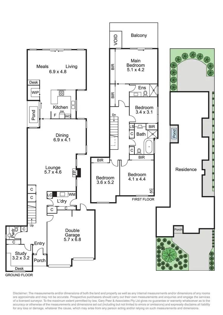 Floorplan of Homely townhouse listing, 15A Maxwell Grove, Caulfield VIC 3162