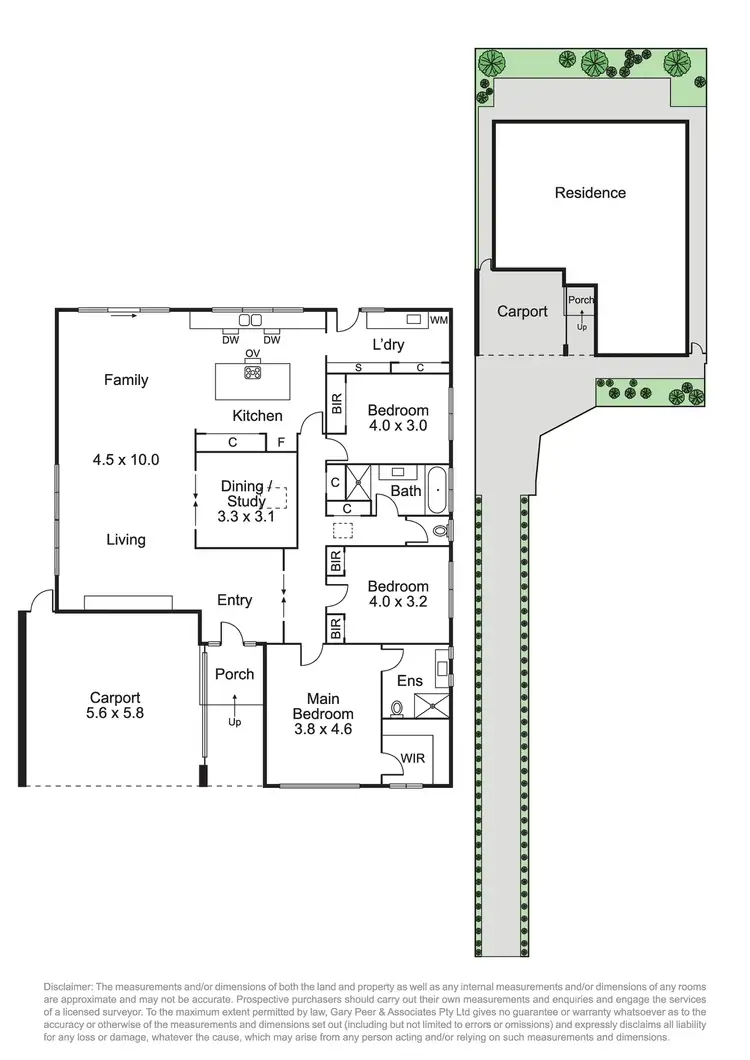 Floorplan of Homely house listing, 44A Northcote Avenue, Caulfield North VIC 3161