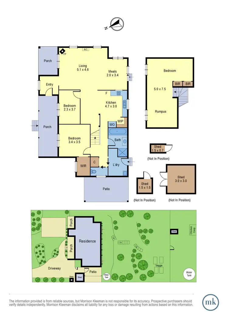 Floorplan of Homely house listing, 4 Long Gully Road, Flowerdale VIC 3717