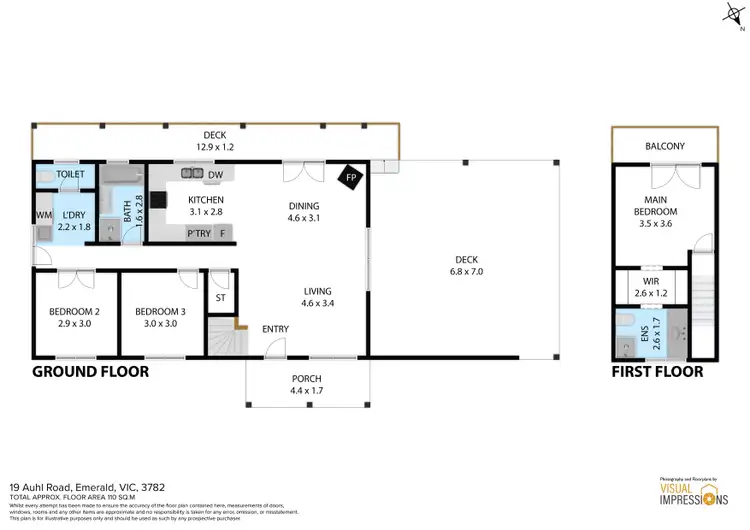 Floorplan of Homely house listing, 19 Auhl Road, Emerald VIC 3782