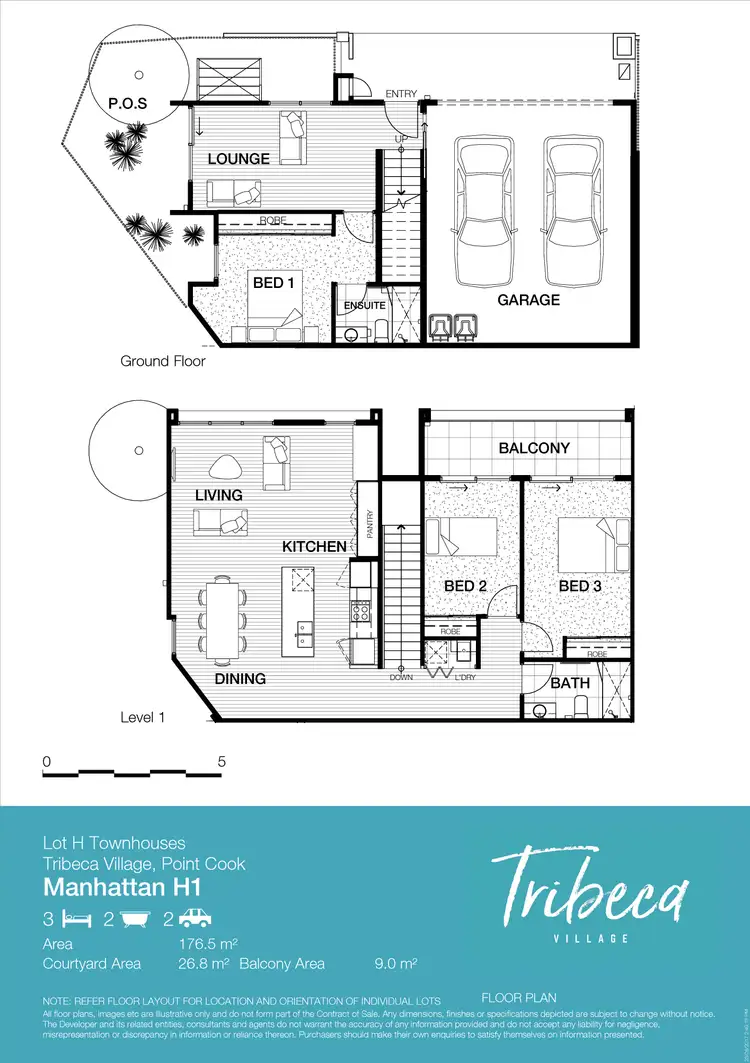 Floorplan of Homely townhouse listing, 25 Carrick Street, Point Cook VIC 3030