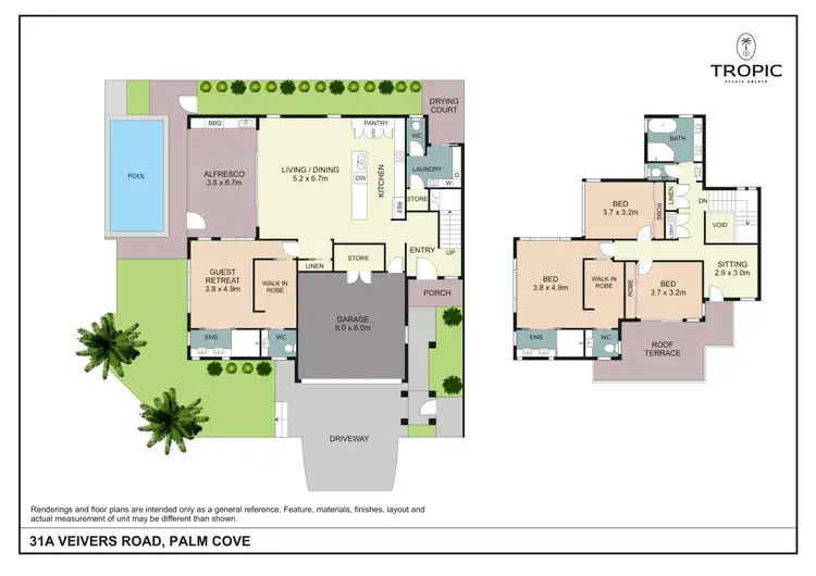 Floorplan of Homely house listing, 31 Veivers Road, Palm Cove QLD 4879