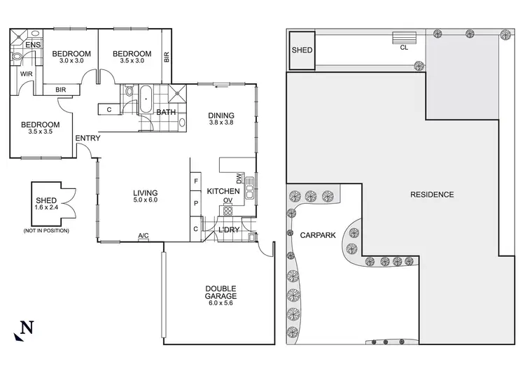 Floorplan of Homely unit listing, 4/60 Golden Avenue, Bonbeach VIC 3196