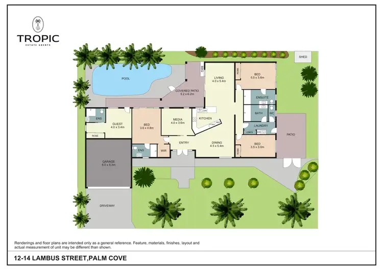 Floorplan of Homely house listing, 12-14 Lambus Street, Palm Cove QLD 4879