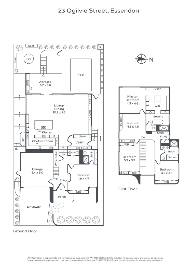 Floorplan of Homely house listing, 23 Ogilvie Street, Essendon VIC 3040