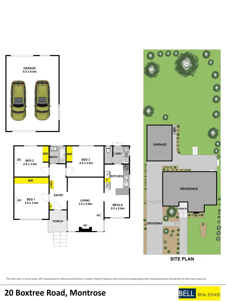 Floorplan of Homely house listing, 20 Boxtree Road, Montrose VIC 3765