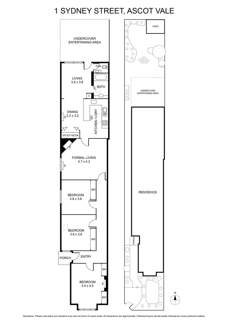 Floorplan of Homely house listing, 1 Sydney Street, Ascot Vale VIC 3032