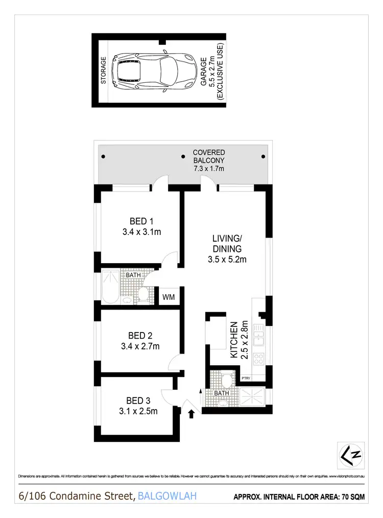 Floorplan of Homely apartment listing, 6/106 Condamine Street, Balgowlah NSW 2093