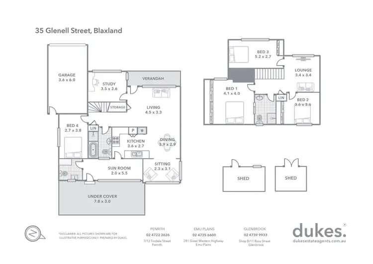 Floorplan of Homely house listing, 35 Glenell Street, Blaxland NSW 2774