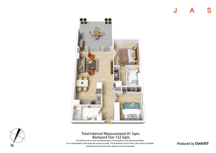 Floorplan of Homely townhouse listing, 4/42 Eucalyptus Drive, Maidstone VIC 3012