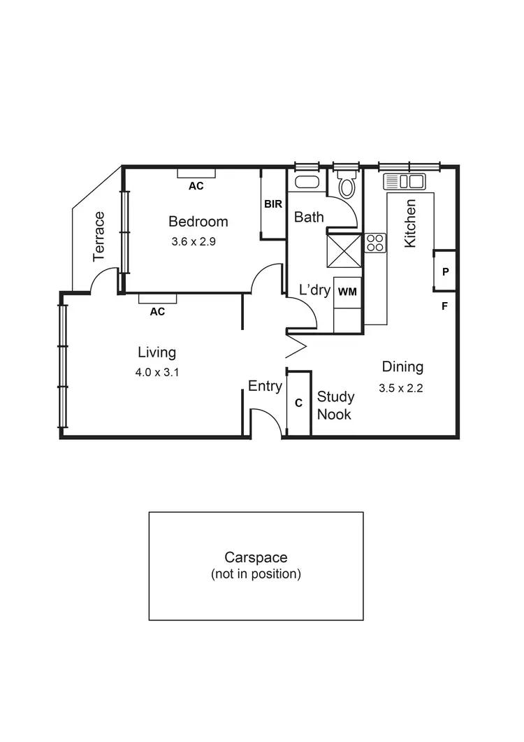 Floorplan of Homely apartment listing, 4/3C Innellan Road, Murrumbeena VIC 3163