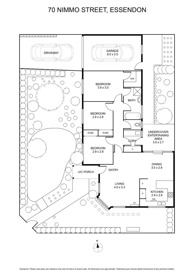 Floorplan of Homely house listing, 70 Nimmo Street, Essendon VIC 3040