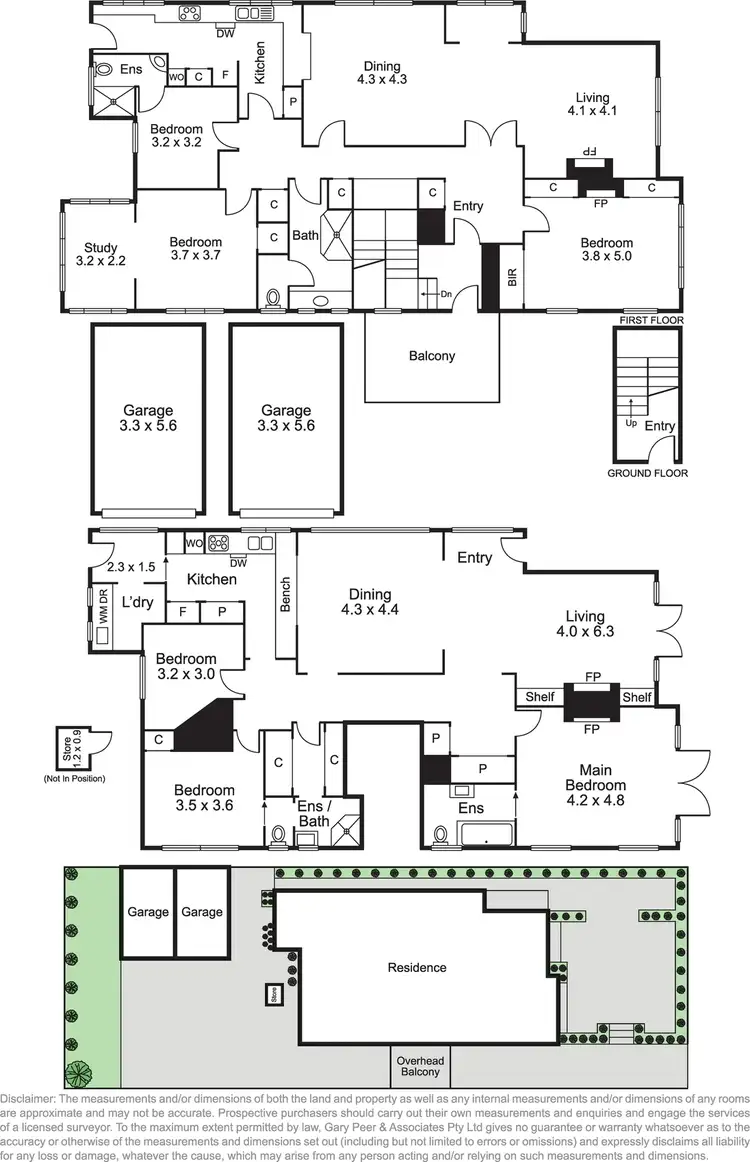 Floorplan of Homely house listing, 1 & 2/46 Denbigh Road, Armadale VIC 3143