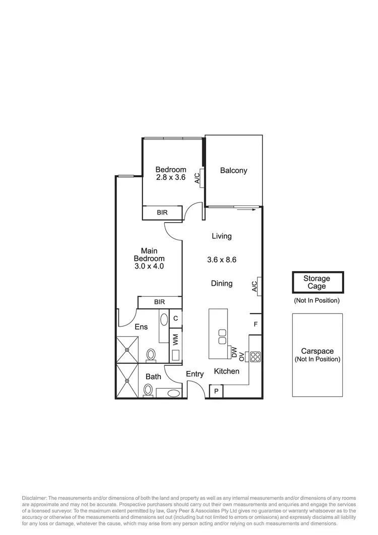 Floorplan of Homely apartment listing, 109/6-10 Claire Street, Mckinnon VIC 3204