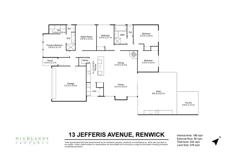 Floorplan of Homely house listing, 13 Jefferis Avenue, Renwick NSW 2575