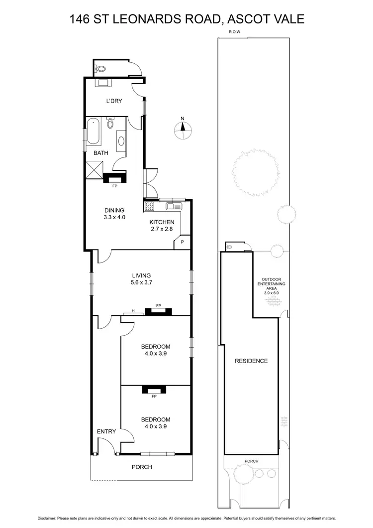 Floorplan of Homely house listing, 146 St Leonards Road, Ascot Vale VIC 3032
