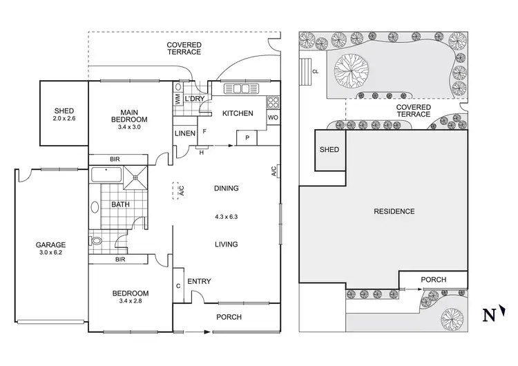 Floorplan of Homely unit listing, 57/52-70 Centre Dandenong Road, Dingley Village VIC 3172