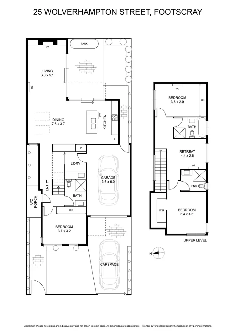 Floorplan of Homely house listing, 25 Wolverhampton Street, Footscray VIC 3011