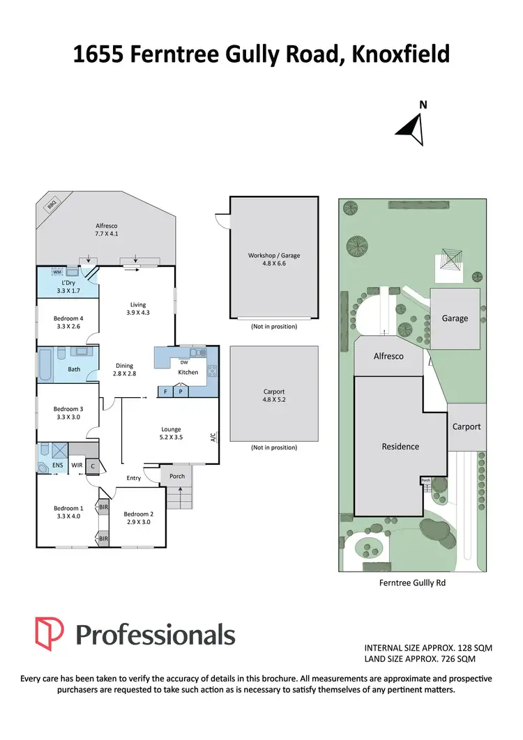 Floorplan of Homely house listing, 1655 Ferntree Gully Road, Knoxfield VIC 3180