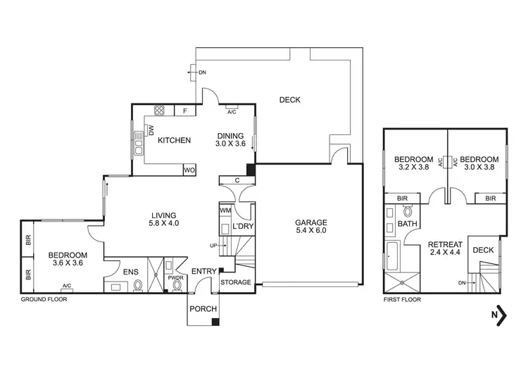Floorplan of Homely townhouse listing, 3/20 Clyde Street, Ferntree Gully VIC 3156