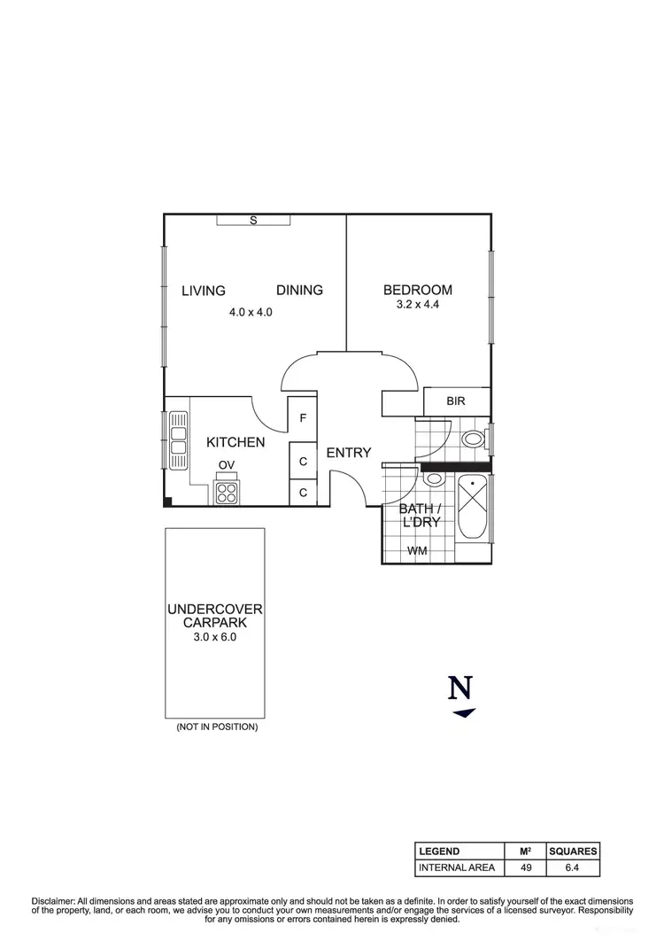 Floorplan of Homely apartment listing, 2/18 Ashted Road, Box Hill VIC 3128