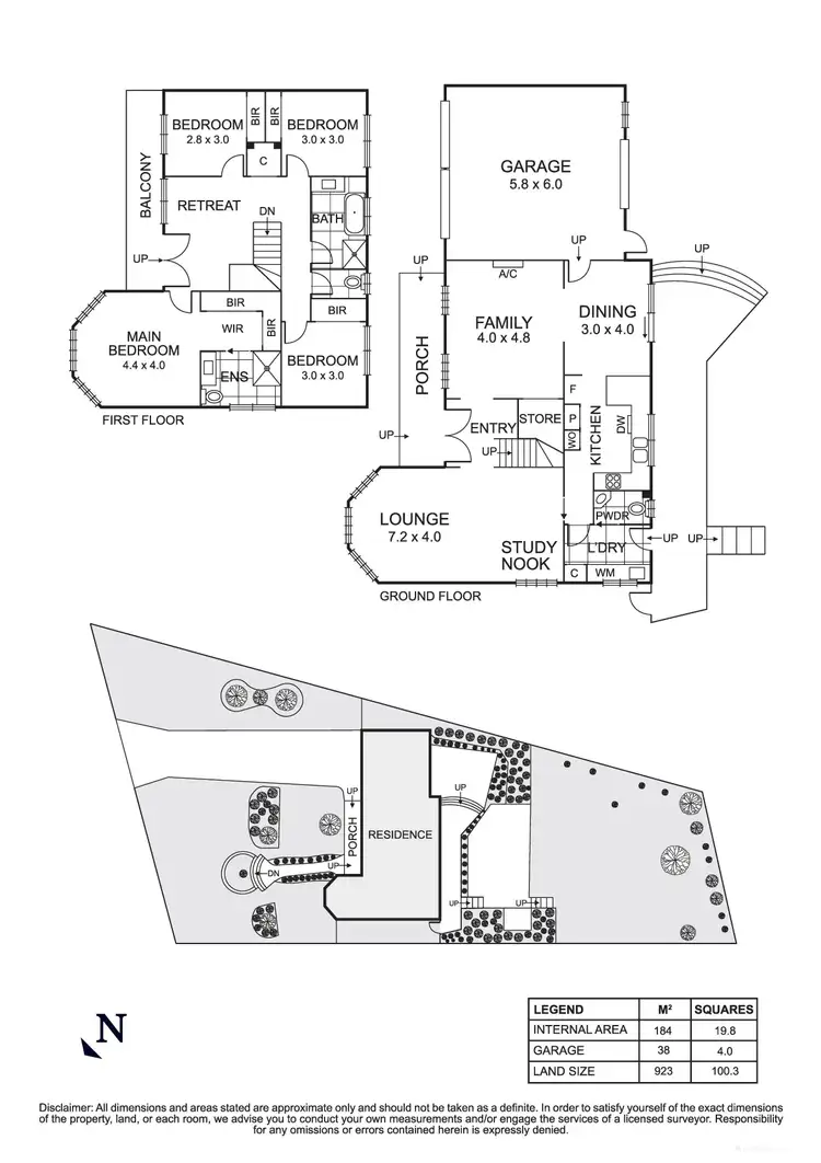 Floorplan of Homely house listing, 2 Tathra Place, St Helena VIC 3088
