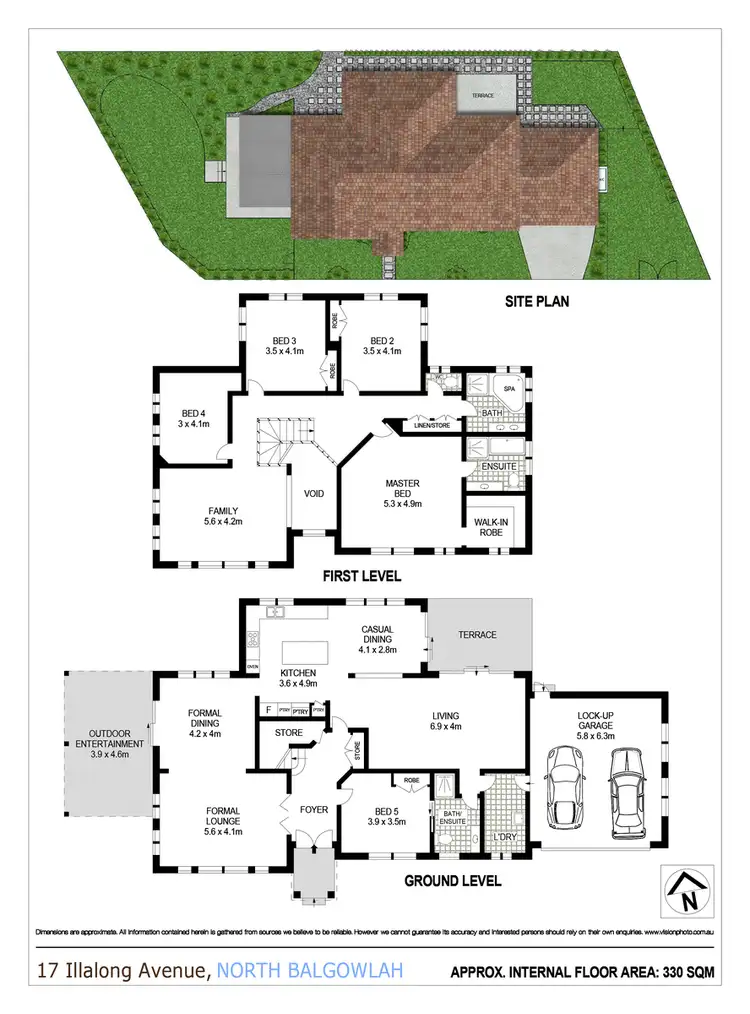 Floorplan of Homely house listing, 17 Illalong Avenue, North Balgowlah NSW 2093