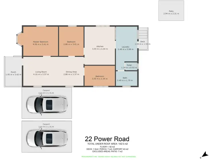 Floorplan of Homely house listing, 22 Power Road, Southside QLD 4570
