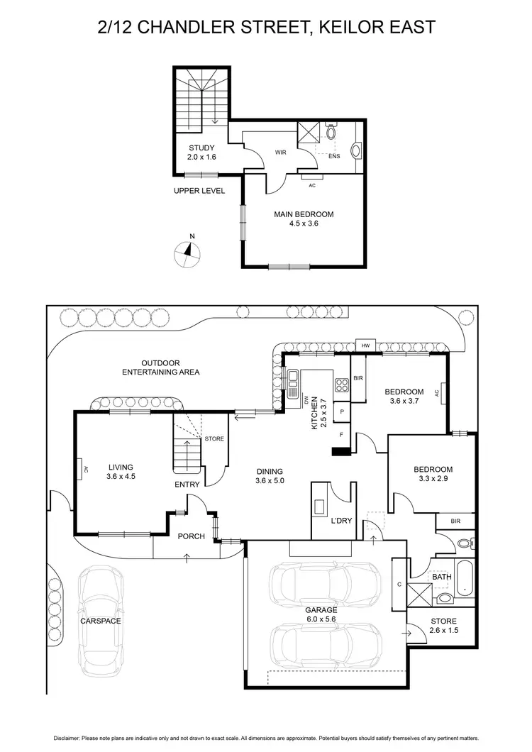 Floorplan of Homely house listing, 2/12 Chandler Street, Keilor East VIC 3033