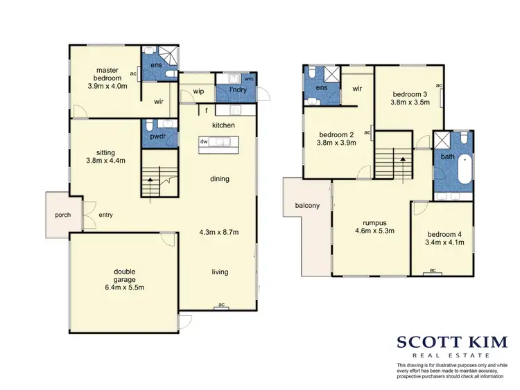 Floorplan of Homely townhouse listing, 2/1 Hemsley Promenade, Point Cook VIC 3030