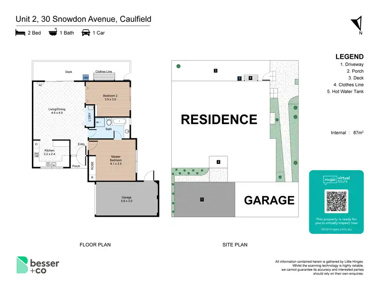 Floorplan of Homely unit listing, 2/30 Snowdon Avenue, Caulfield VIC 3162