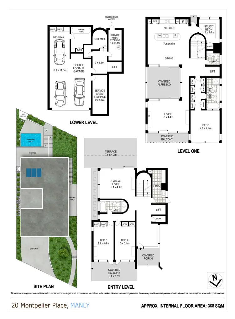 Floorplan of Homely house listing, 20 Montpelier Place, Manly NSW 2095