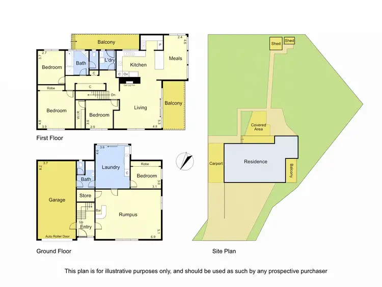 Floorplan of Homely house listing, 18A Delfin Crescent, Greensborough VIC 3088