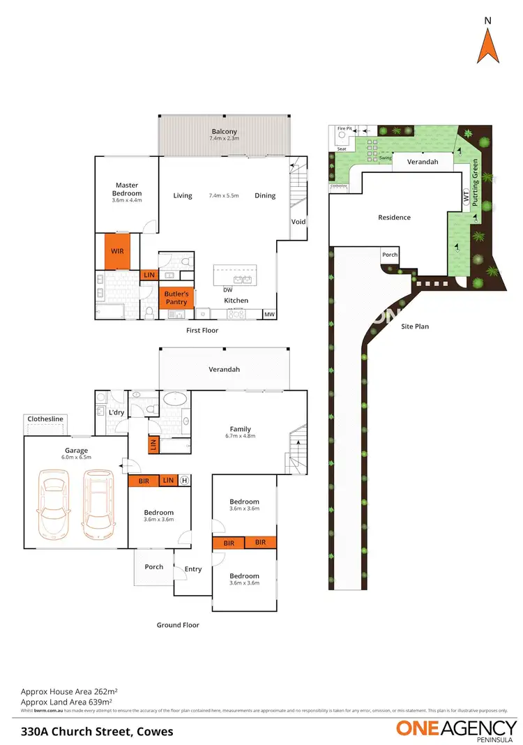 Floorplan of Homely house listing, 330A Church Street, Cowes VIC 3922