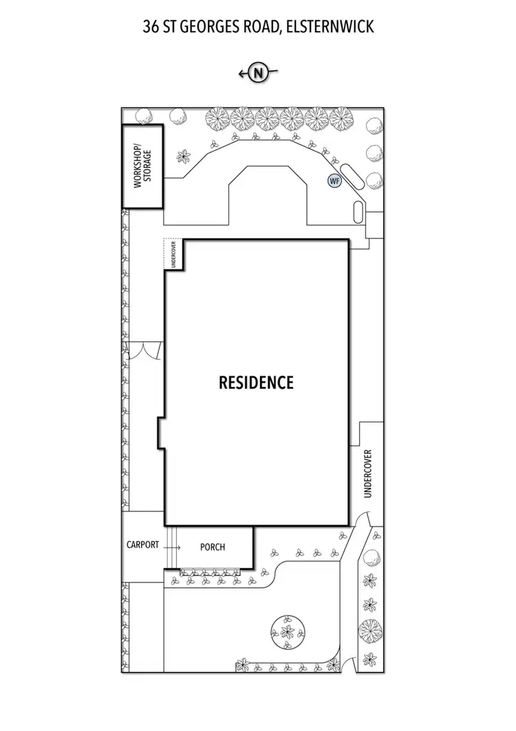 Floorplan of Homely house listing, 36 St Georges Road, Elsternwick VIC 3185