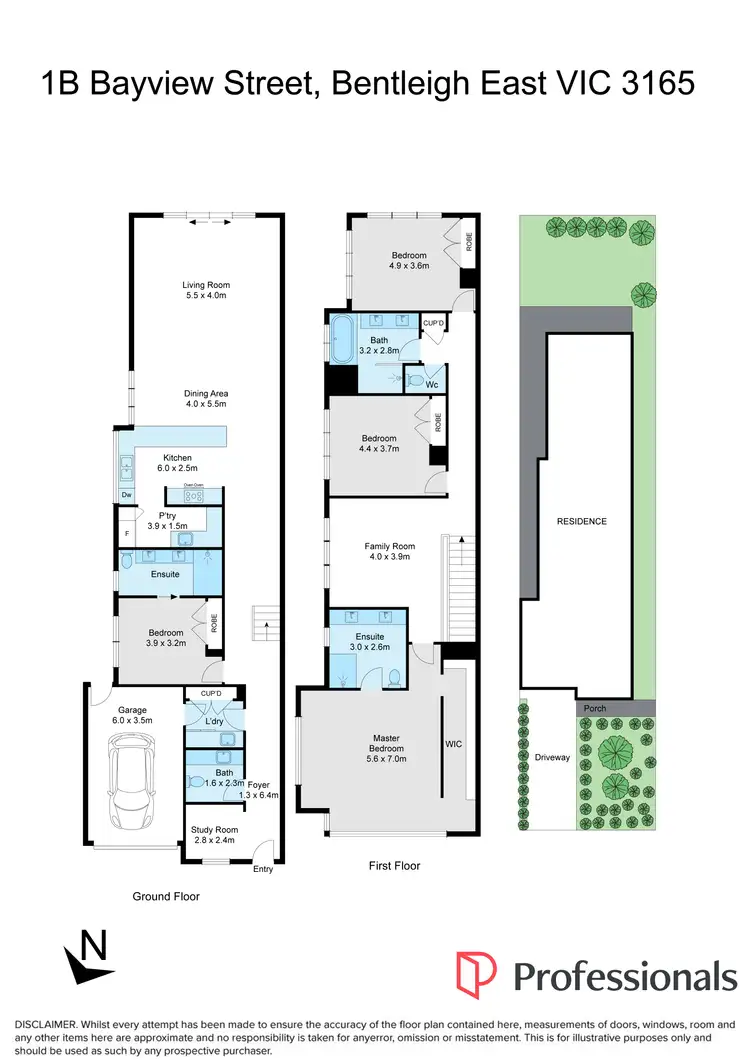Floorplan of Homely house listing, 1b Bayview Street, Bentleigh East VIC 3165