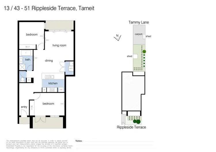 Floorplan of Homely apartment listing, 13/43-51 Rippleside Terrace, Tarneit VIC 3029