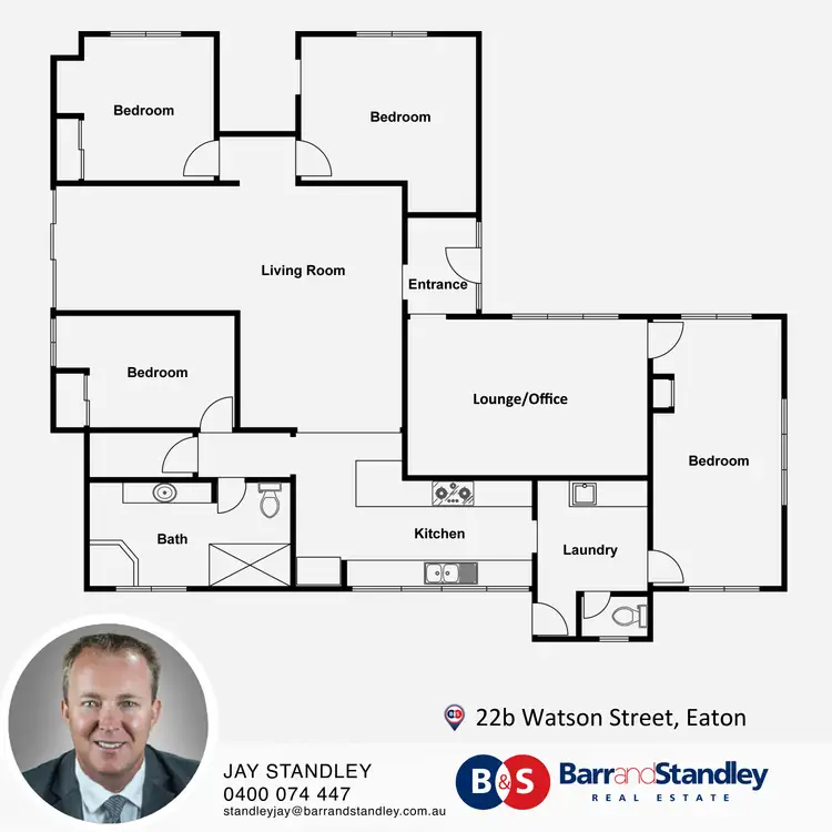 Floorplan of Homely house listing, 22B Watson Street, Eaton WA 6232