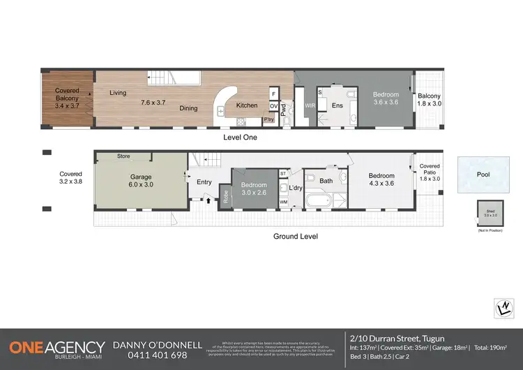 Floorplan of Homely semi-detached listing, 2/10 Durran Street, Tugun QLD 4224