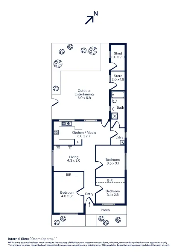 Floorplan of Homely house listing, 2 Bunbury Street, Newport VIC 3015