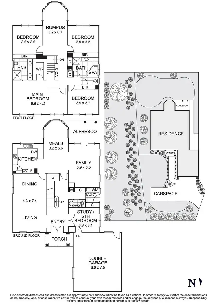 Floorplan of Homely house listing, 32 David Road, Templestowe Lower VIC 3107