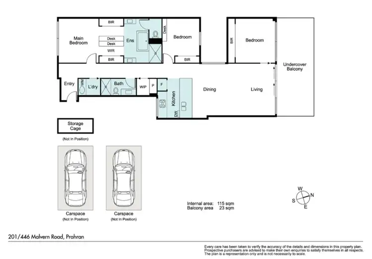 Floorplan of Homely apartment listing, 201/446 Malvern Road, Prahran VIC 3181