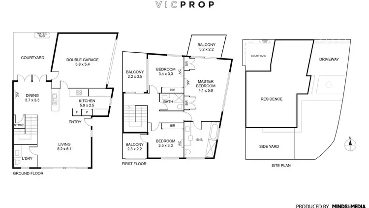 Floorplan of Homely house listing, 24 North Crescent, Heidelberg West VIC 3081