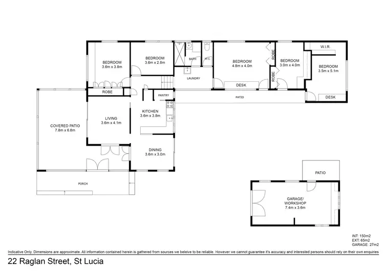 Floorplan of Homely house listing, 22 Raglan Street, St Lucia QLD 4067