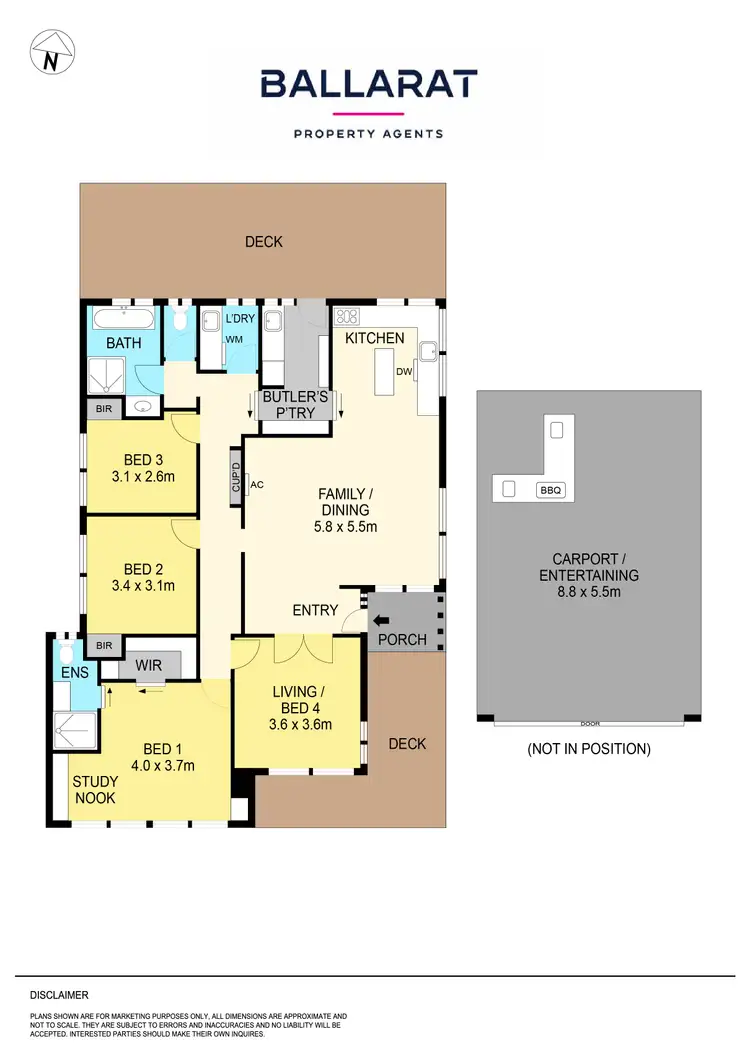Floorplan of Homely house listing, 245 Victoria Street, Ballarat East VIC 3350