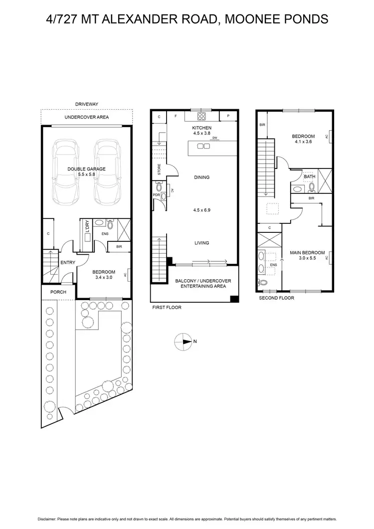 Floorplan of Homely house listing, 4/727 Mt Alexander Road, Moonee Ponds VIC 3039