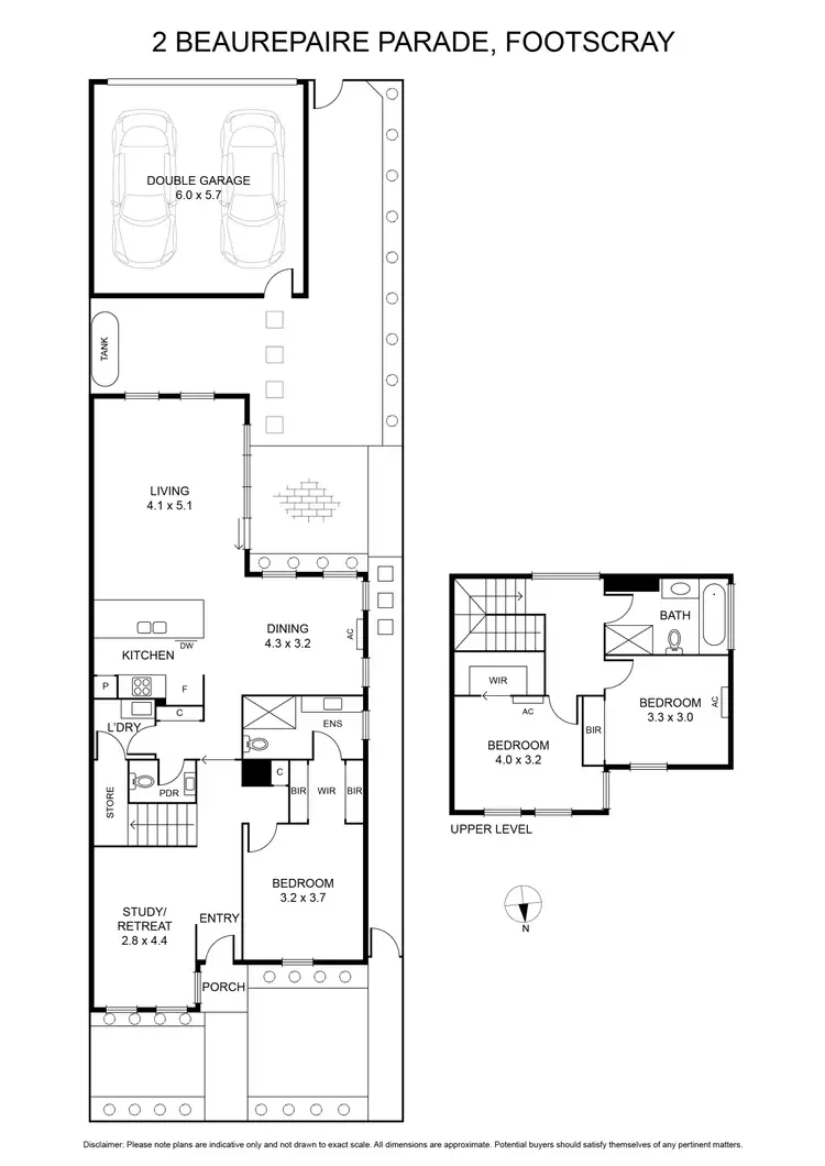 Floorplan of Homely house listing, 2 Beaurepaire Parade, Footscray VIC 3011