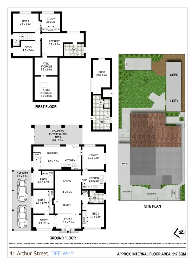 Floorplan of Homely house listing, 41 Arthur Street, Dee Why NSW 2099