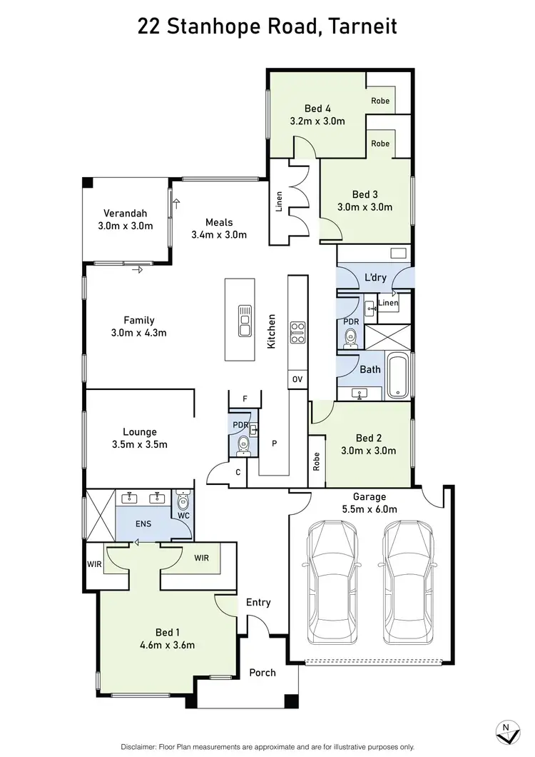 Floorplan of Homely house listing, 22 Stanhope Road, Tarneit VIC 3029